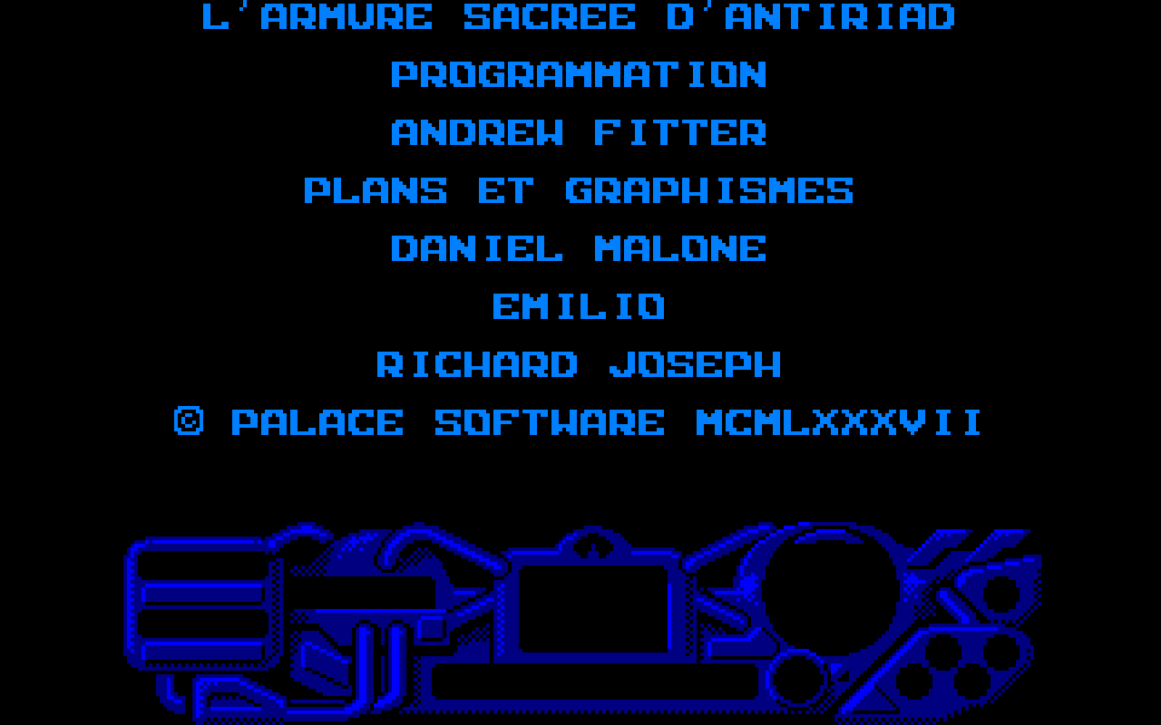 L'écran titre du remake